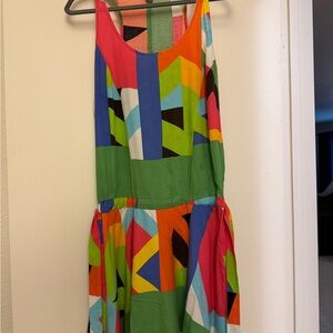 FARM RIO BRAZIL Colorful Geometric Dress